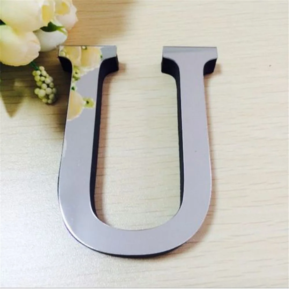 3D наклейки на стену акриловые зеркальные алфавит английский буквы украшение для