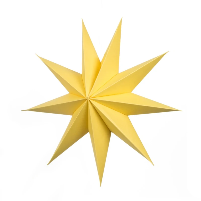 Фото 2020 3D девятнадцатиконечная бумажная звезда декоративная лампа навес Звезда