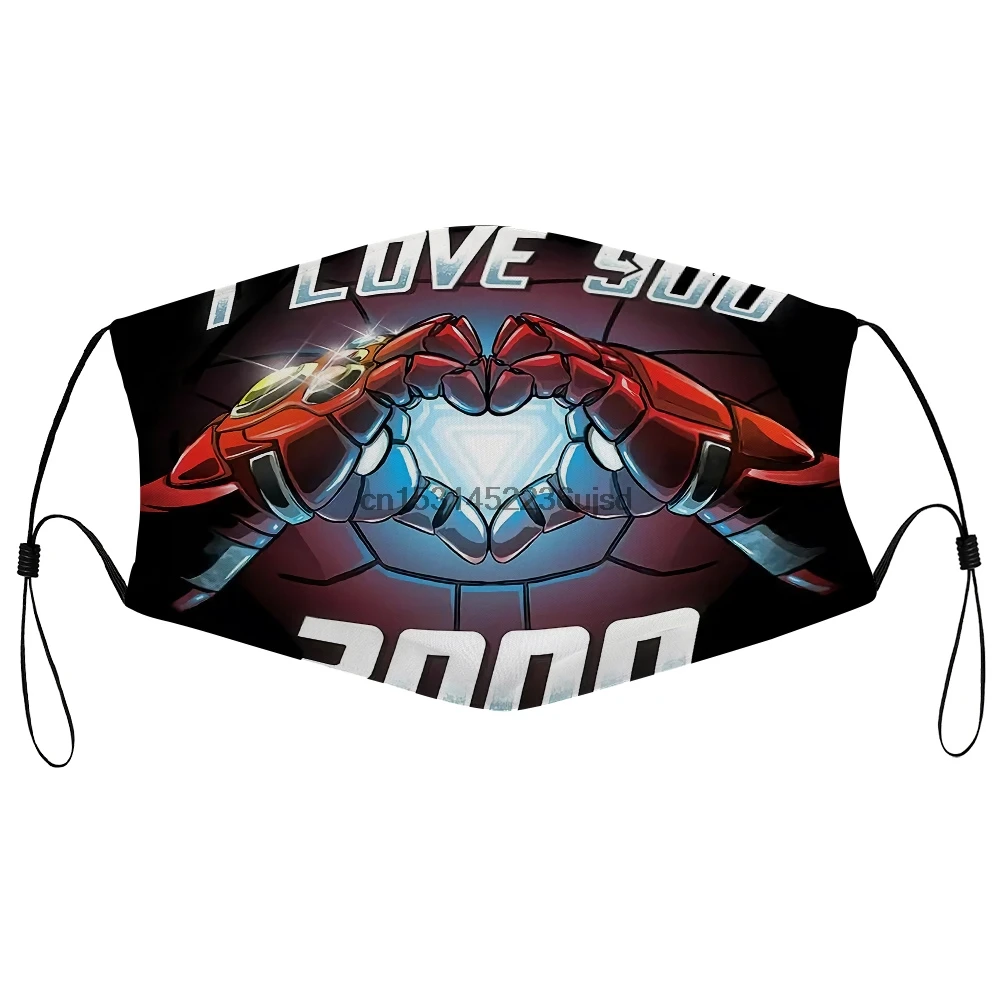 Пылезащитная маска с фильтром I love you 3000|Мужские маски-балаклавы| |