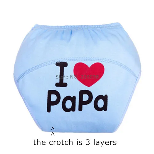 QD04 Blue PaPa 5 шт. в упаковке, Новое поступление, детское нижнее белье, моющиеся детские подгузники, Детские тренировочные штаны, многоразовые подгузники, QD07 - Цвет: QD04 Blue PaPa