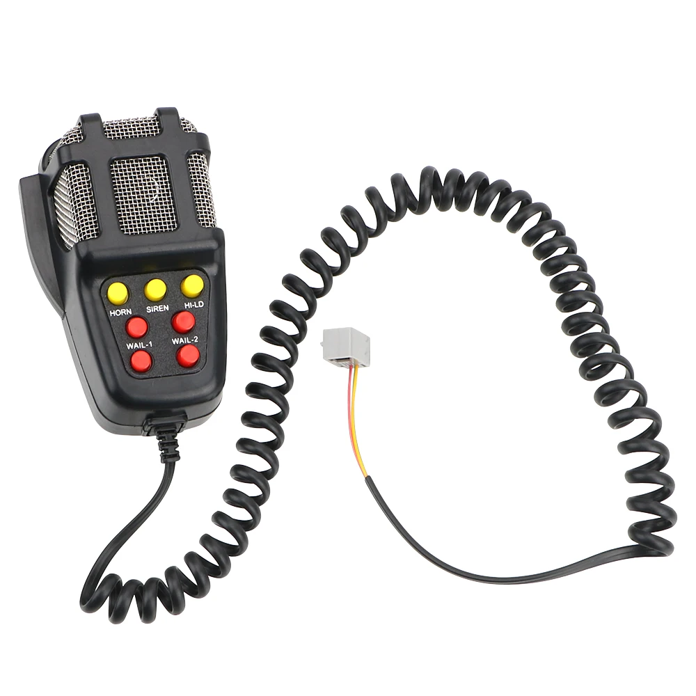 Микрофон PA System аварийный усилитель Hooter 12 в 100 Вт колонки Громкая полицейская