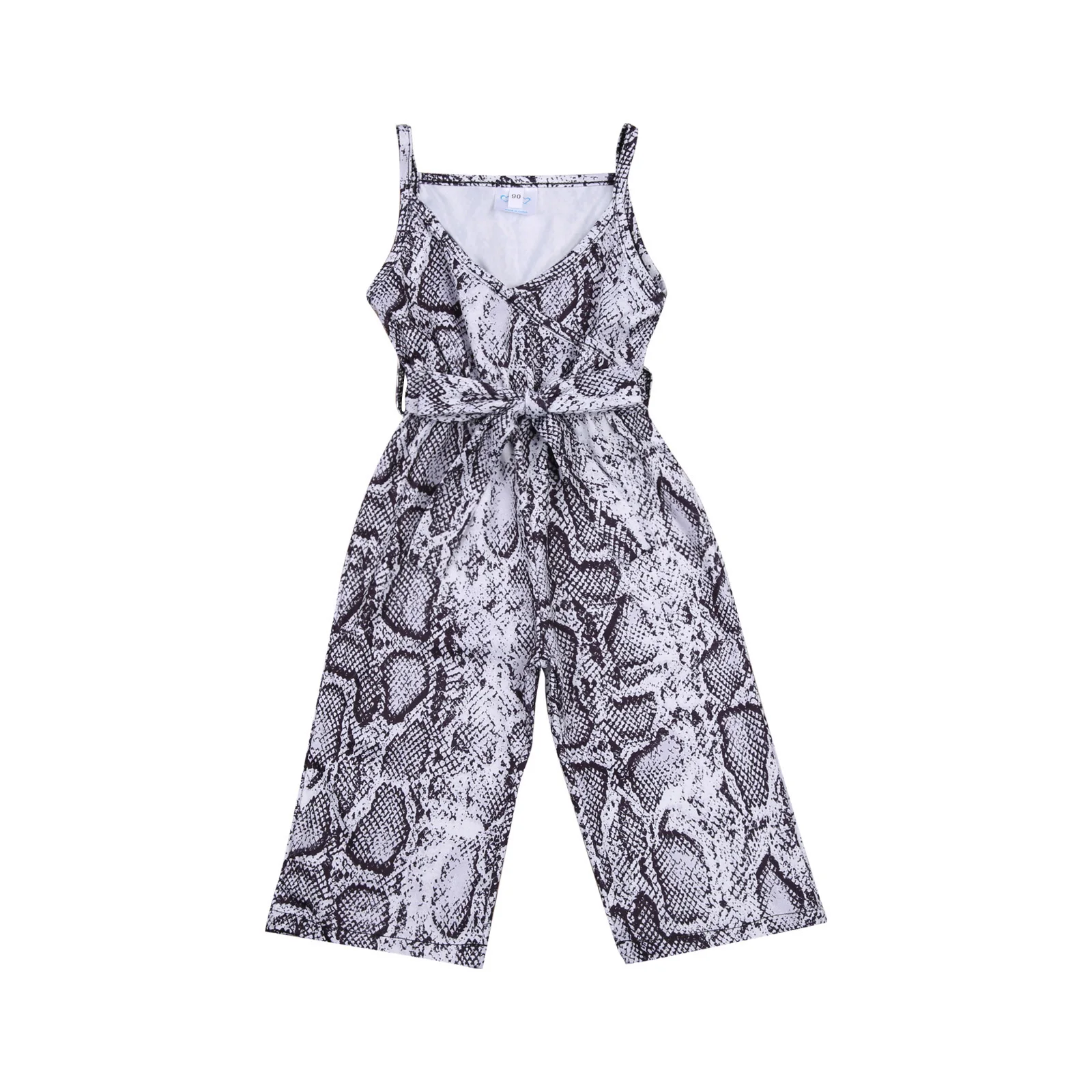 2021 Детская летняя одежда Детский комбинезон без рукавов для маленьких девочек