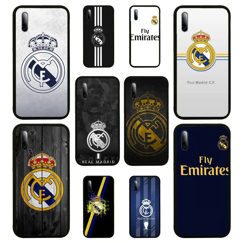

Real M-MMadrids Clubs Phone Case for Huawei nova 5 6 7 pro Y5 2019 prime 2018 Y9s Y7 nax fundas cover