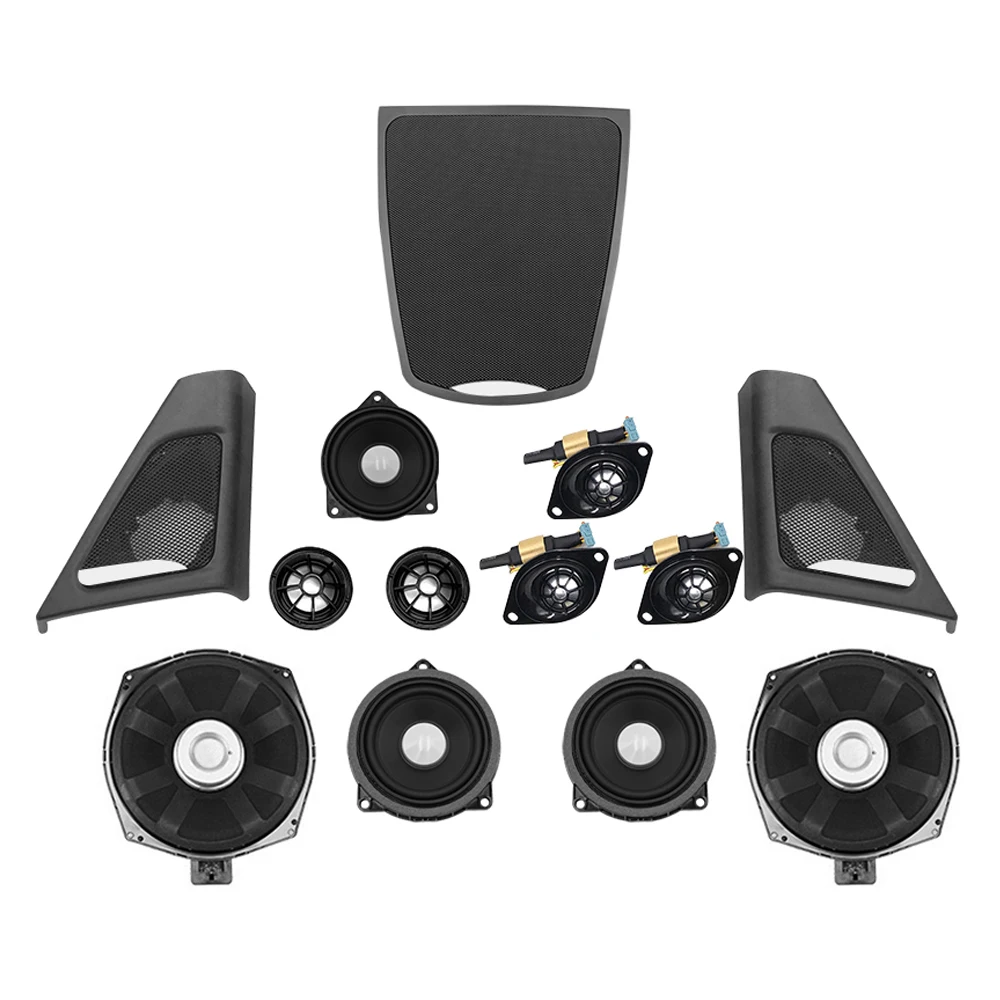 Car Audio Speaker Kit For Bmw F10 F11 5 Series Tweeter Midrange Loudspeaker Subwoofer Bass Music Stereo Full Range HiFi Speakers