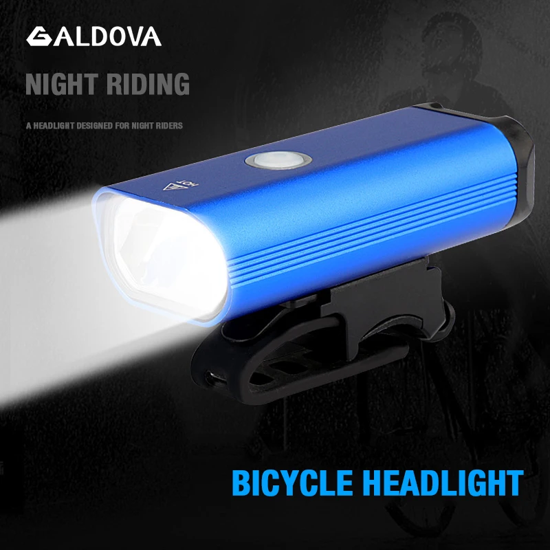 Велосипедный светильник IP6 Водонепроницаемый usb зарядка Смарт зондирование 18650