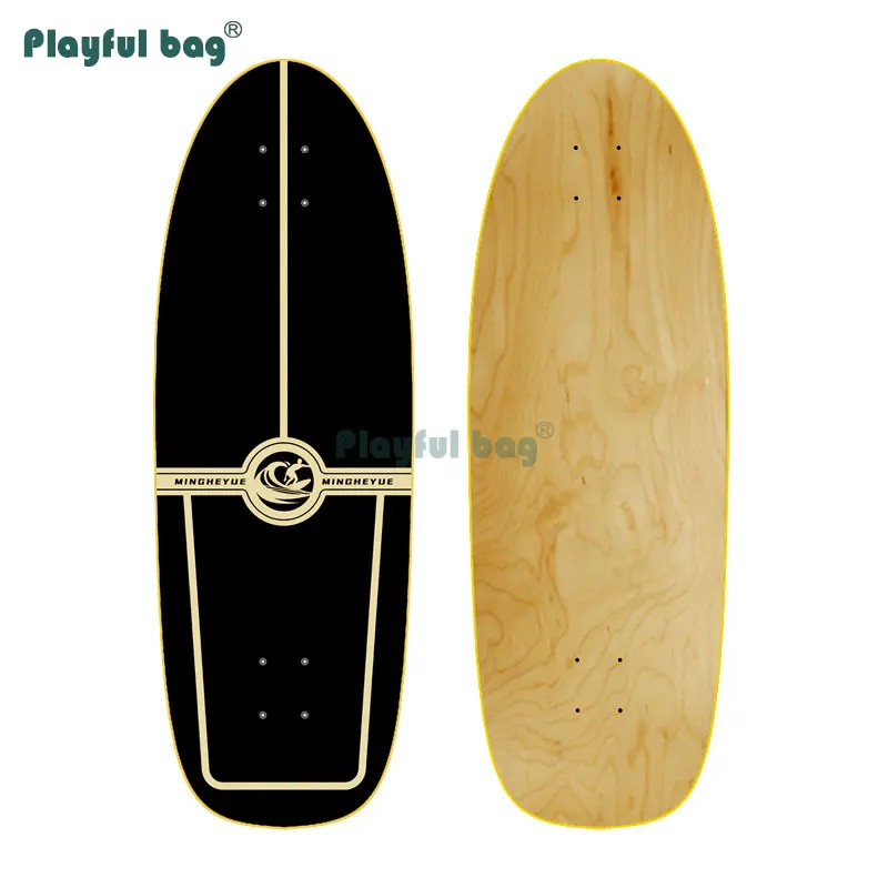 Playful Bag 30x10inch Maple skateboard 7 layer china northeast maple A level board Skating wood board Skatebaord parts AMB26