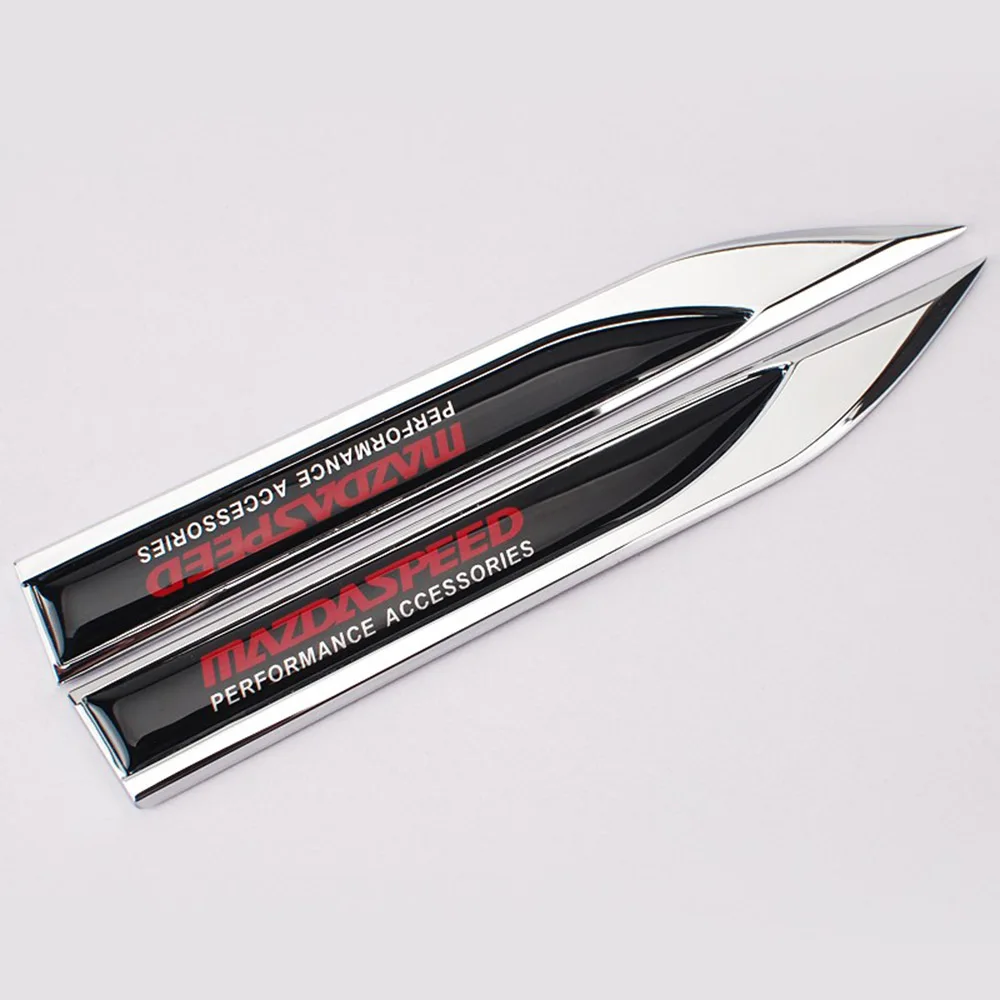 3D алюминиевая эмблема Trubo Fender переводная наклейка для автомобиля боковые значки