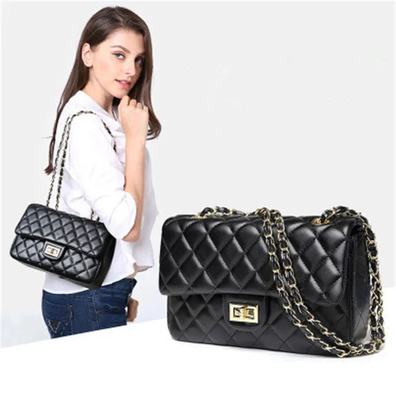 Женская сумка 2020 Новый ромбовидная на цепочке женская через плечо модная сумки в