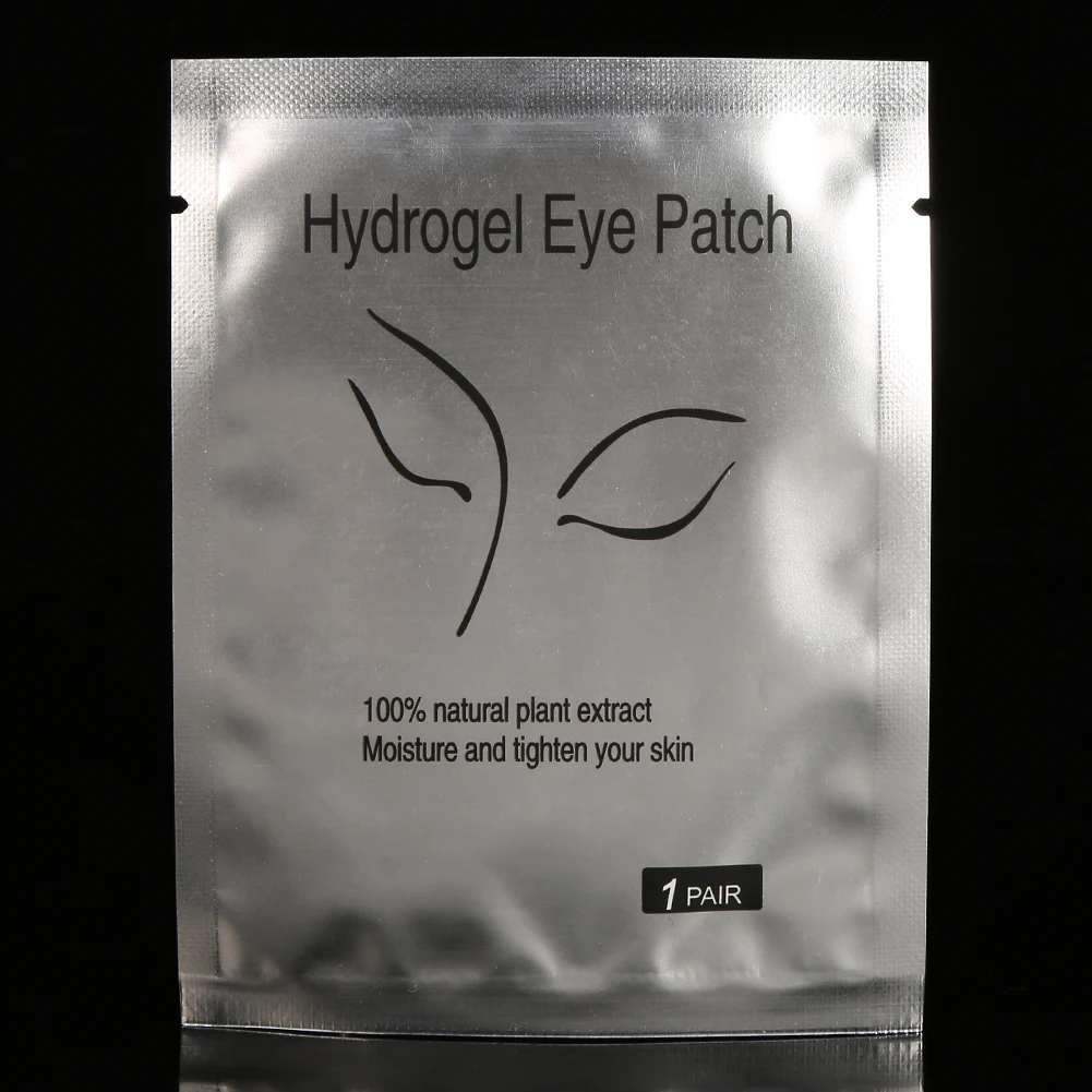 Гидрогелевый патч для наращивания ресниц наклейка под глаза без ворса