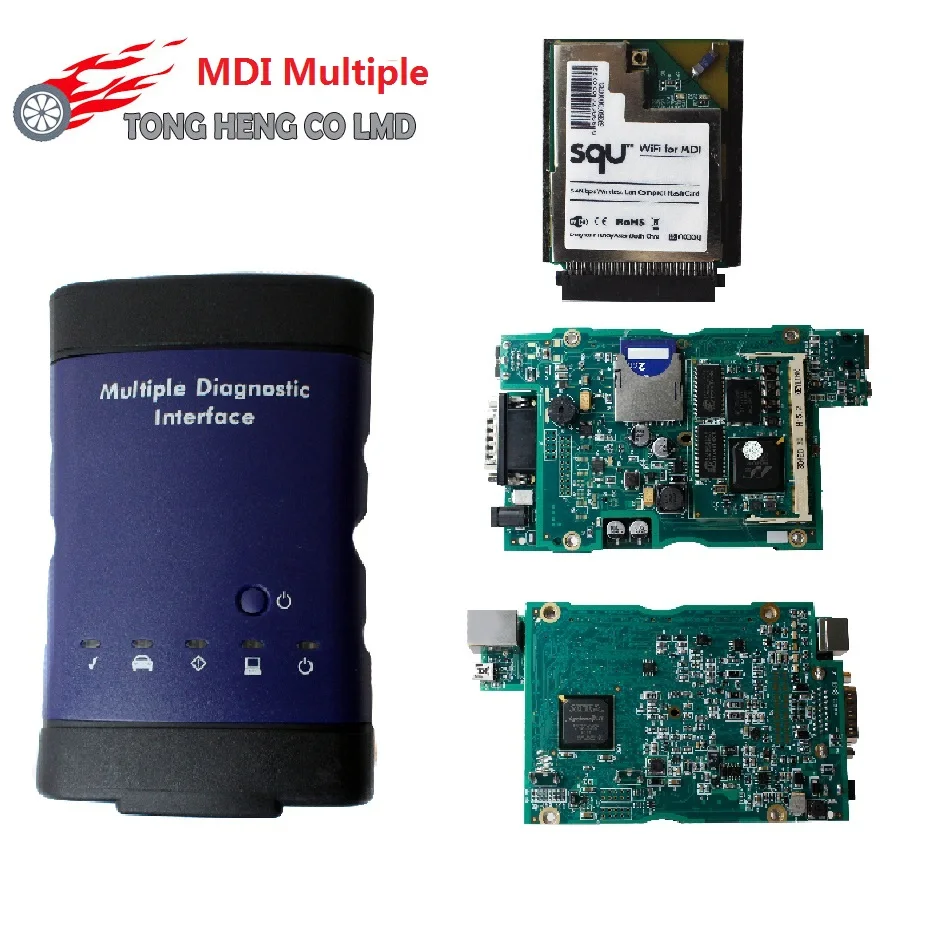 Новейший MDI v2019 4 множественный диагностический интерфейс WIFI USB Мультиязычный