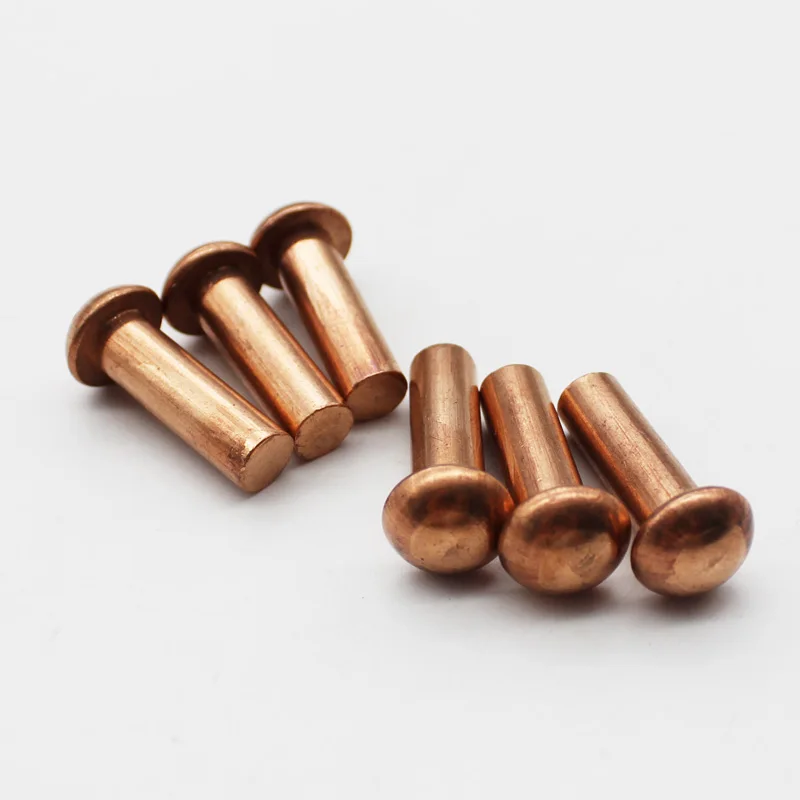 

50pcs M1.5 M2 M2.5 M3 M4 M5 M6 M8 Copper Rivets