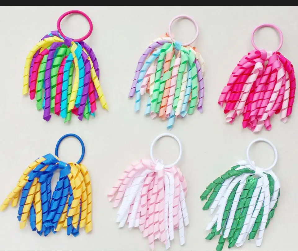 Резинки для волос с кисточками девочек и женщин эластичные школьные ленты хвоста