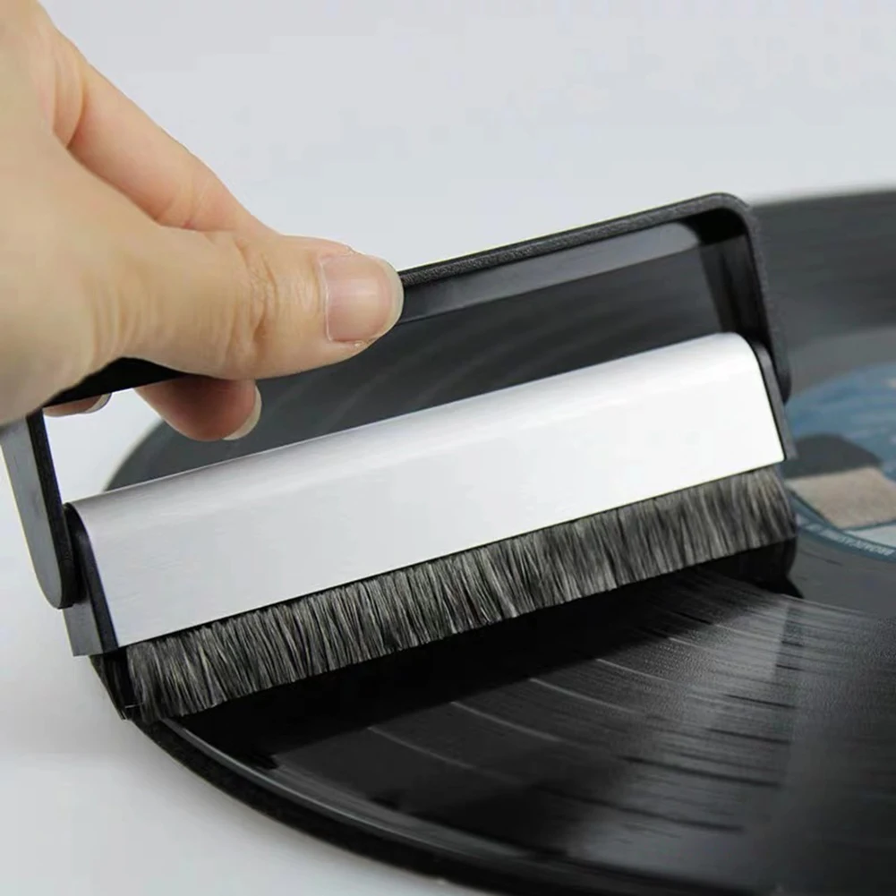 

Vinyl Record Cleaning Brush Anti Static Carbon Fiber Brush for LP Record Cleaner Dust Remover Accessory
