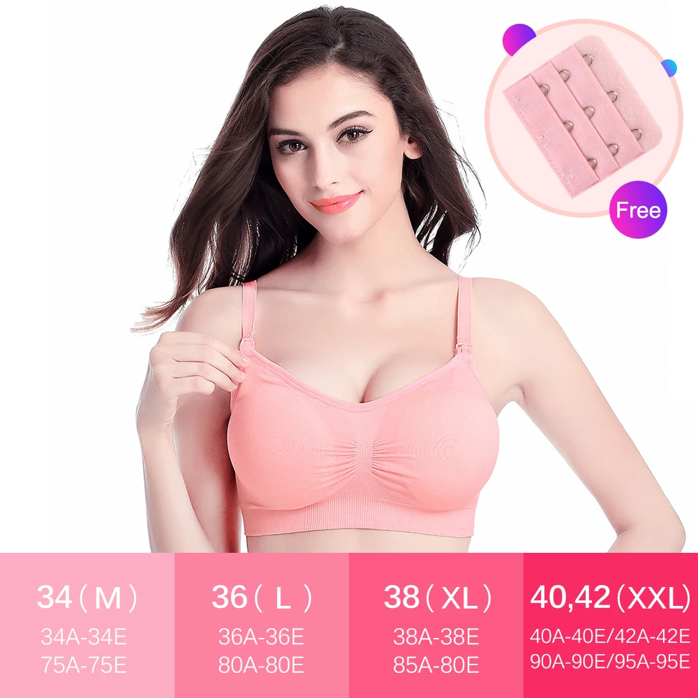 Pink Bra gift Женский бюстгальтер для молокоотсоса, специальная одежда для кормления грудью и использования молокоотсоса без рук, с облегченной пряжкой Бюстгальтер накачки может носить весь день - Цвет: Pink Bra gift