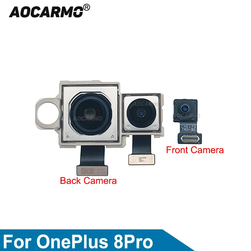 

Камера Aocarmo для OnePlus 8Pro 8 Pro фронтальная + задняя камера с гибким кабелем Запасная часть