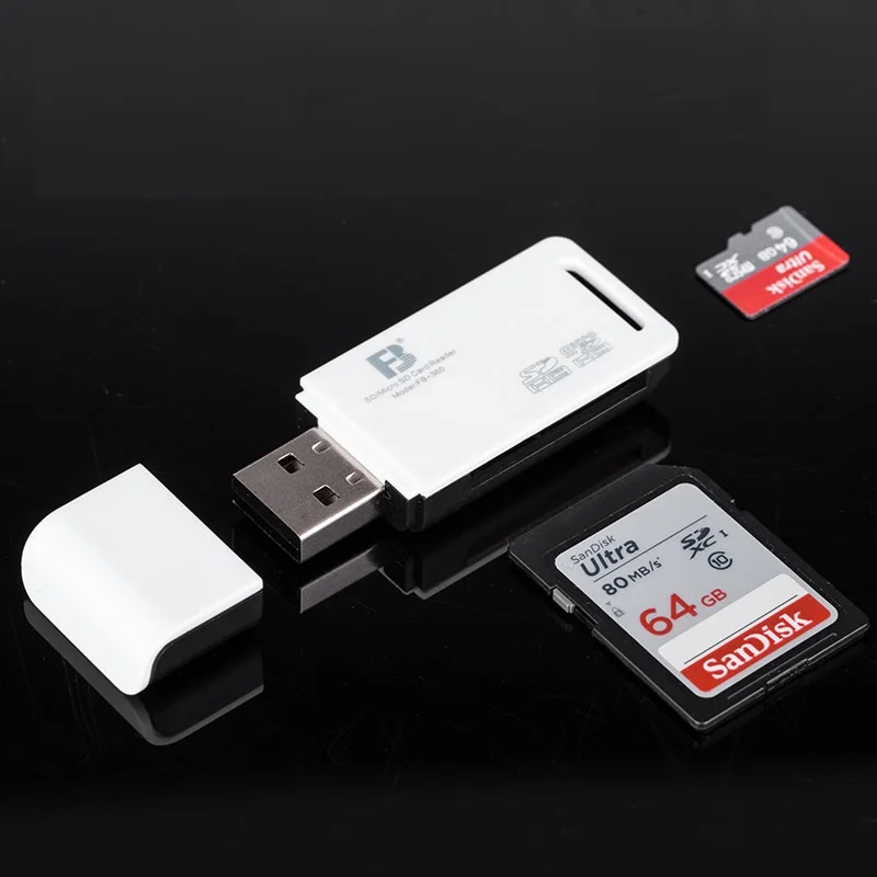 USB 2 0 устройство для чтения карт TF SD SDHC MMC RSMMC | Электроника