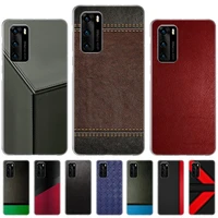 fashion leather pattern case for huawei honor 8x 10 lite 20 20s 30 30s 50 50se pro y5 y6 y7 2019 p smart z 2021 fundas cover