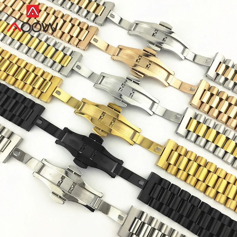 Т-образный ремешок с застежкой-бабочкой 18/20/22 мм