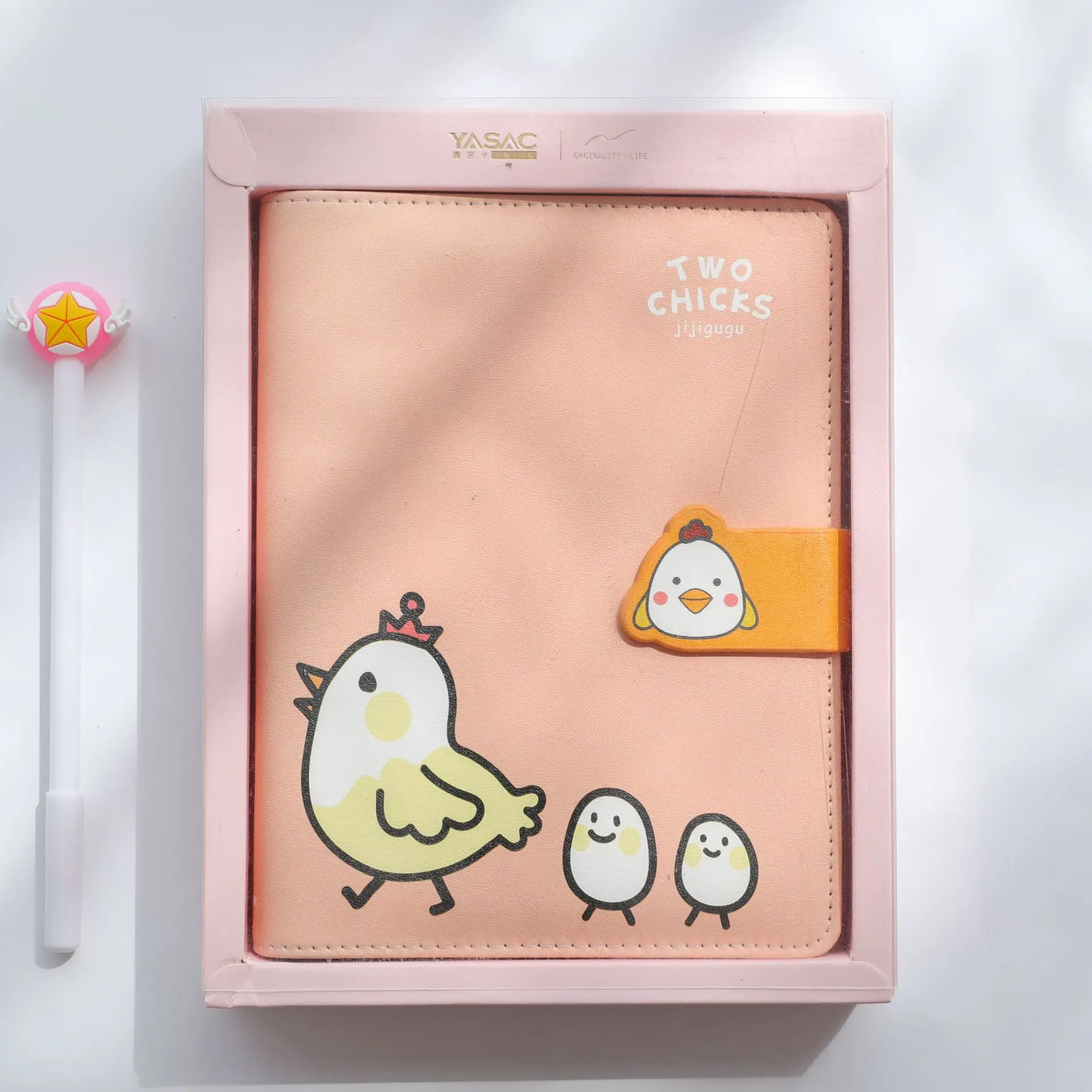 Chick 2 Блокнот для школы небольшой свежий вкладыш настольная книга идеи блокнот дневник канцелярские принадлежности для студентов Примечания А6 - Цвет: Chick 2