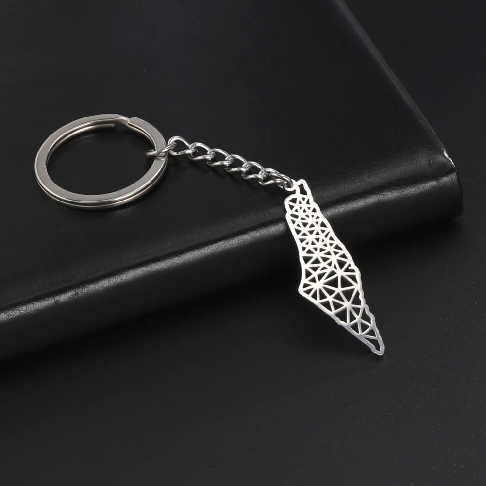 LIKGREAT брелок для ключей в виде карты мужчин и женщин из нержавеющей стали