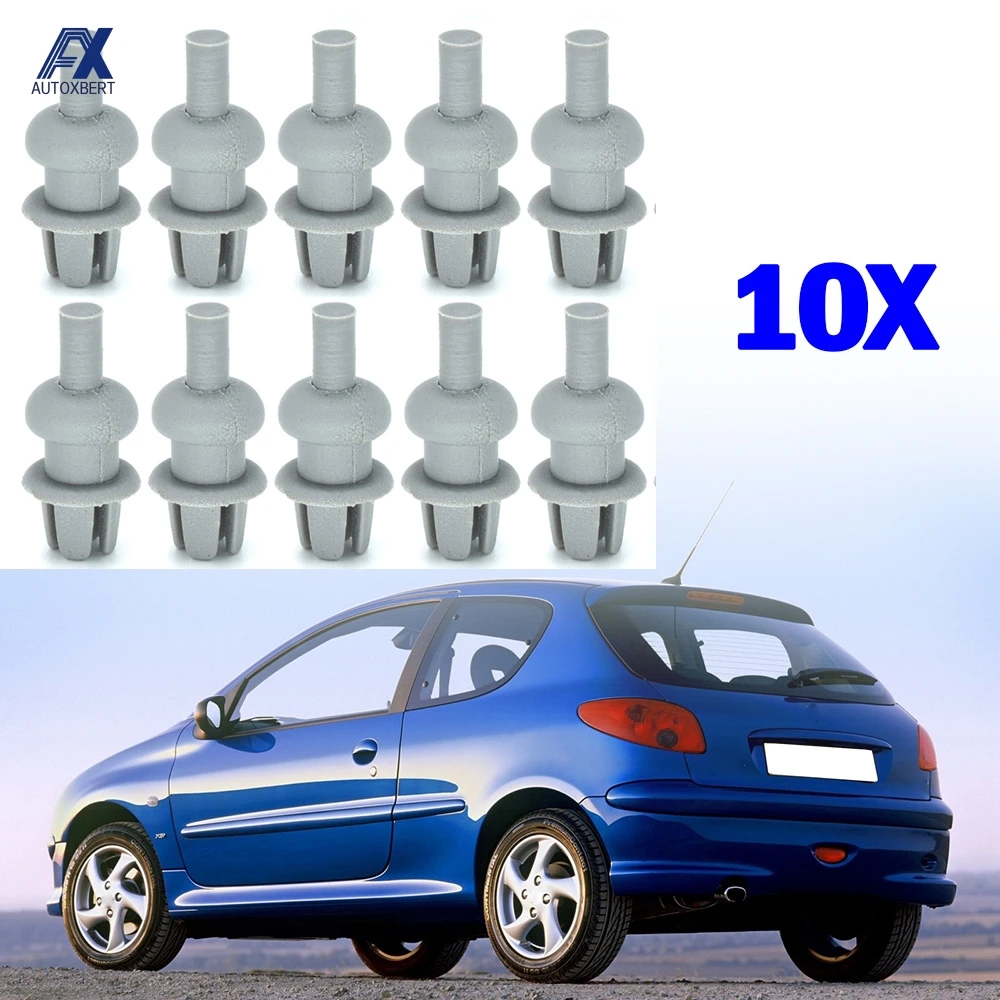 10 шт. для Peugeot 106 205 206 306 307 308 задние загрузки багажника полки шнур ремень Зажимы