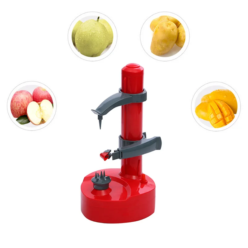 electric fruit peeler kitchen gadget multifunction vegetable apple peeling machine automatic potato cutter peeler household tool free global shipping