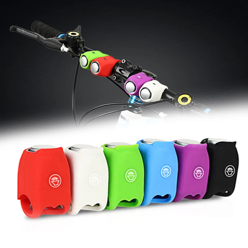 

Bicycle Electric Bell USB Chargeable Waterproof Cycling Bike Bells Mini Portable Silicone MTB Handlebar Bells Bicycle tools