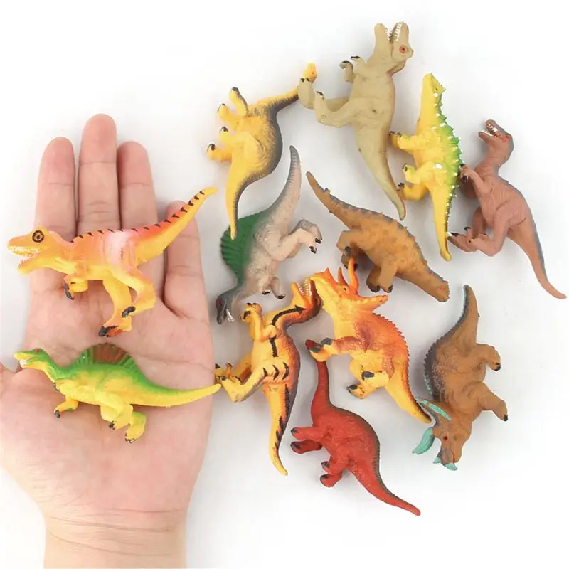 

12pcs Action&Toy Figures Model Brachiosaurus Plesiosaur Tyrannosaurus Dragon Din R66D