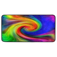 abstract color twirl non slip kitchen mat absorbent entrance doormat balcony living room foot mat room carpet rug 39x20 inch