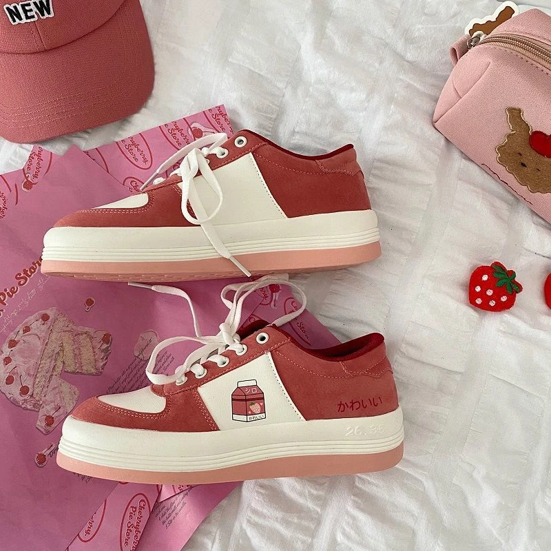 

Women New Lolita Soft Sister Color Matching Sports Shoes Japanese Thick Bottom Casual Wild Student Sweet Harajuku Korean Girls