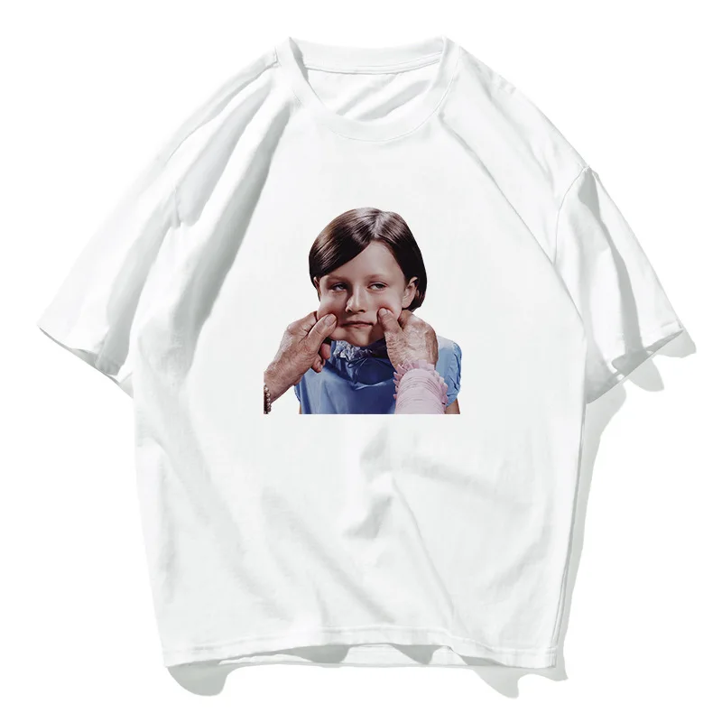 Модные парные смешные футболки с принтом для влюбленных Мужская качественная