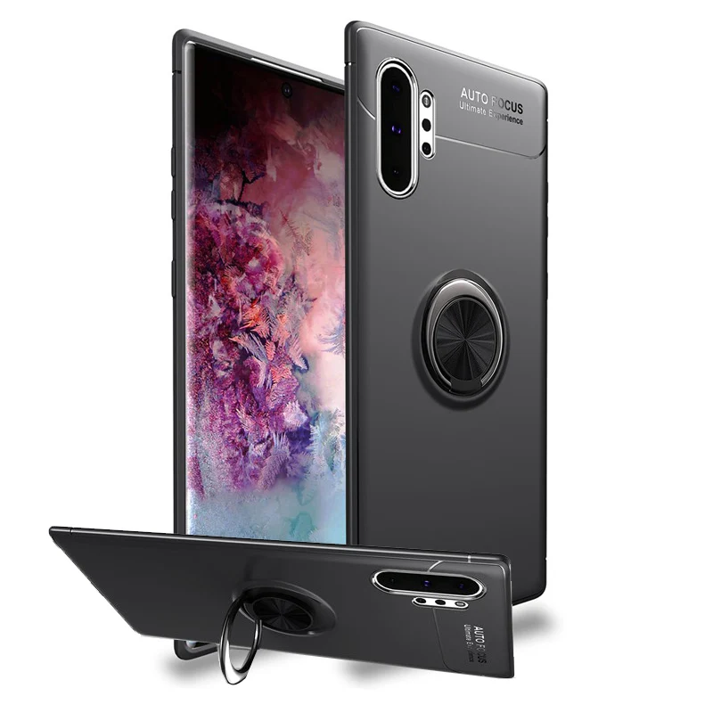 Мягкий противоударный защитный чехол с кольцом держателем и подставкой для samsung