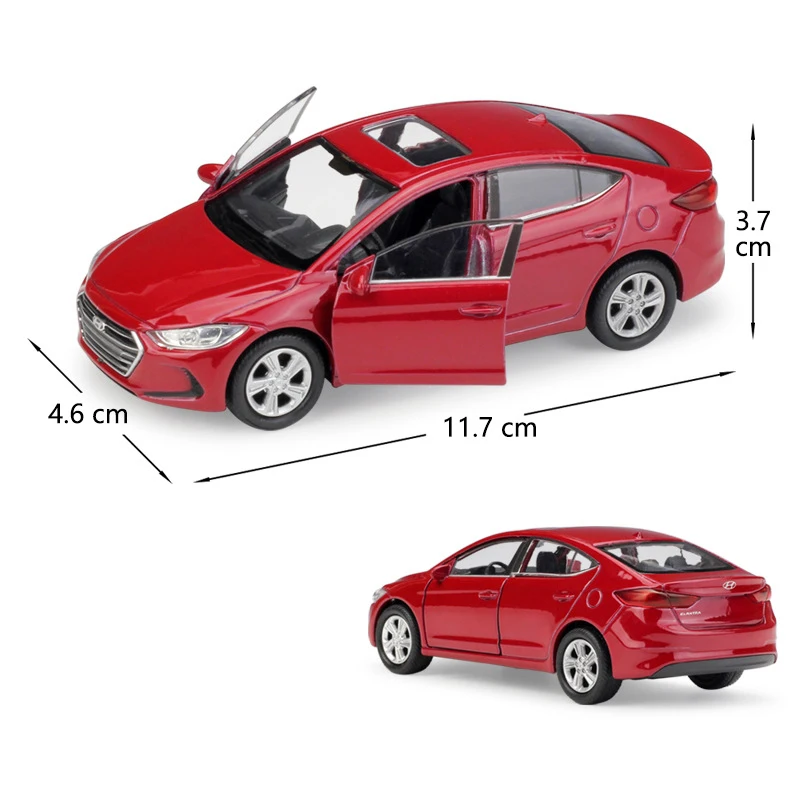 Модель автомобиля WELLY 1:36 HYUNDAI Elanrt литая модель игрушечного откатывающаяся