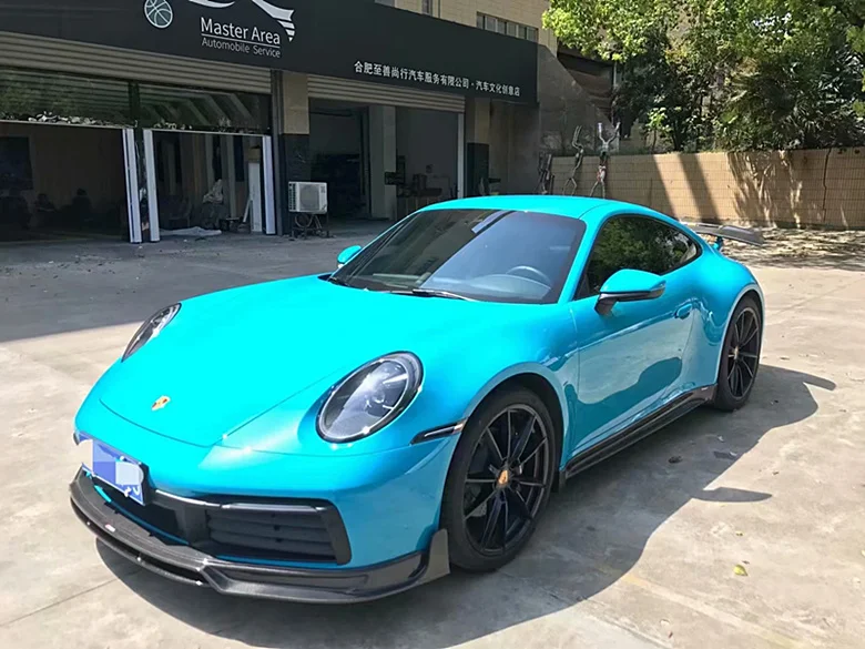 Подходит для нового Porsche 911 992 Модифицированная объемная маленькая Передняя