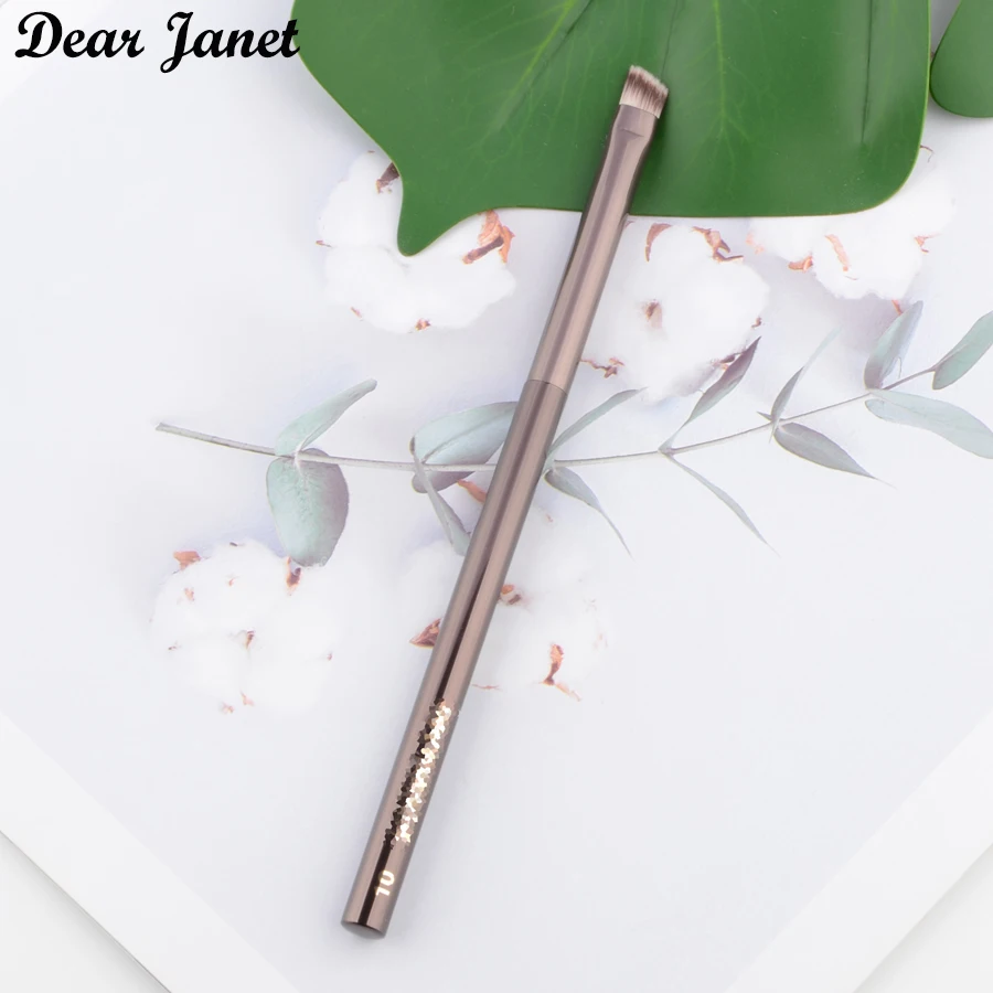 1 piece Angled Eyebrow Makeup brushes Eye brow Make up brush eyeliner detail contour Cosmetic tool metal handle H#10 | Красота и