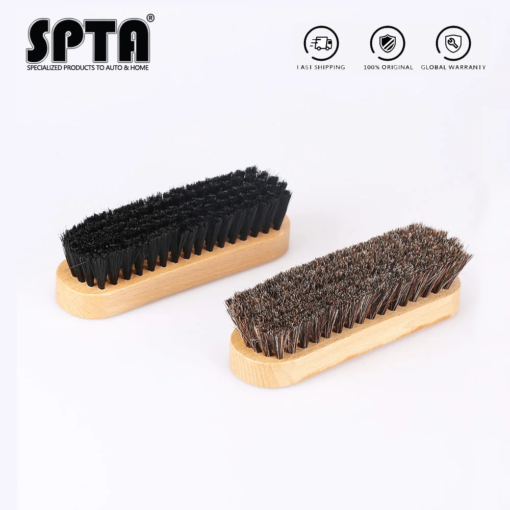 Щетка SPTA для салона автомобиля прямоугольная щетка из конского волоса детали