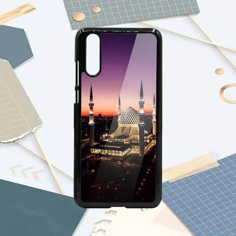 

Building Muslim Mosque Phone Case PC For Samsung galaxy S note 8 9 20 10 e lite2019 plus pro ultra