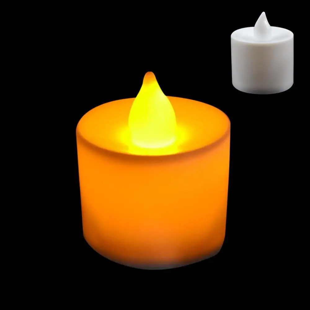 Цвет: желтый 24pcs/lot LED Candle Light Romantic Flameless Candles Atmosphere Lamp For Home Wedding Birthday Holiday Christmas Decoration - Цвет: Цвет: желтый