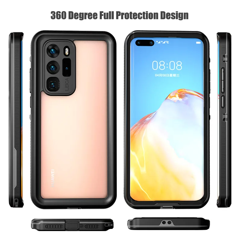 Водонепроницаемый чехол Shellbox IP68 ДЛЯ Huawei P40 Pro P30 Lite ударопрочный для дайвинга P20