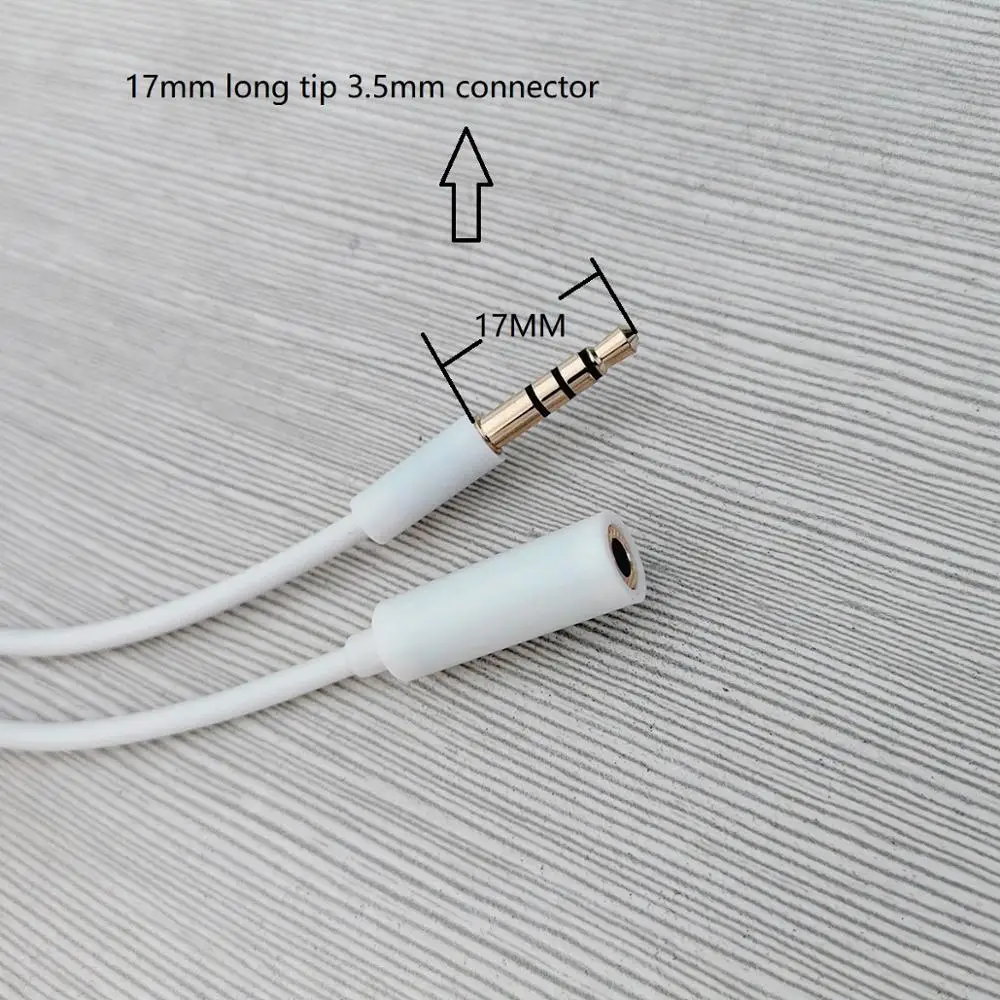 Удлинительный кабель для наушников 3 5 мм штекер-гнездо стерео аудио с длинным