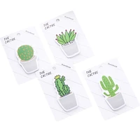 20 pcs notebook cactus shape small fresh and creative notes sticky notes planner stickers kawaii memo pad
