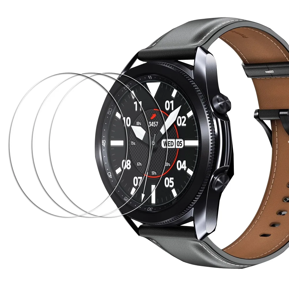 

for samsung galaxy watch 3 41mm 45mm Tempered Glass Screen Protector Anti-Scratch HD Clear Anti-Bubble for galaxy 3 watch film