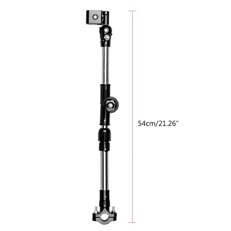 

Foldable Umbrella Mount Holder Stand Adjustable Attach Detach Clamp Wheelchairs 875D