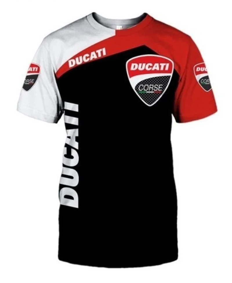 

Men's T-Shirt New Motorcycle Racing T-Shirt 3D Printing Breathing Sports Shirt Short Sleeve Brand T-Shirt Summer Quick Drying To