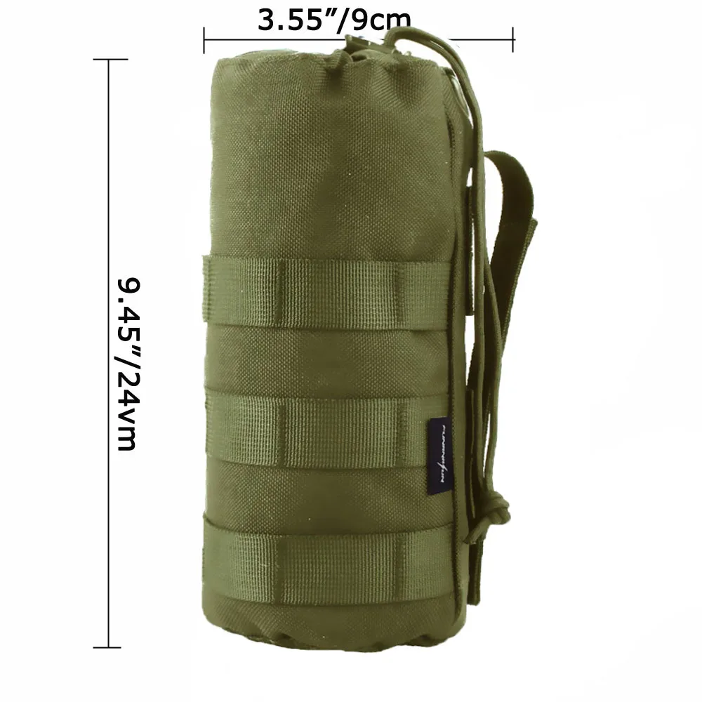 1.5L тактический Molle бутылка для воды Чехол кобура 1000D портативный военный чайник сумка Открытый гидратации Перевозчик для кемпинга Пешие прогулки