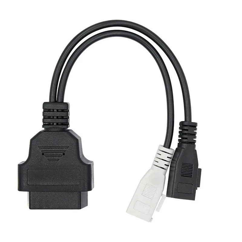 

OBD II OBD2 Cable 2 x 2Pin to OBD2 16Pin Female Connector Cable Diagnostic Adapter for - VAG Seat Skoda