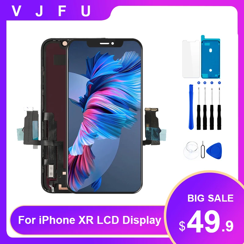 Новинка 100% оригинальный ЖК-дисплей для iPhone XR заводская цена OLED экран 11 3D