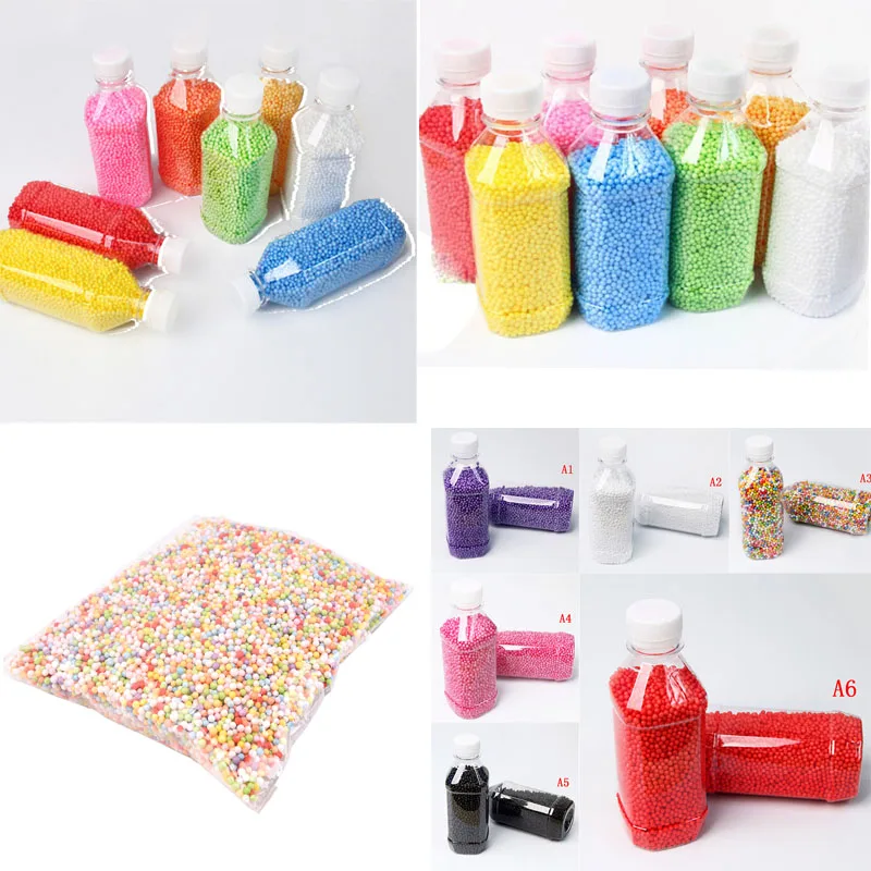 DIY Снежная грязь частицы аксессуары слайм шарики маленькие крошечные