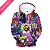 star kids max tops men 2021 boys girls browlings crow shoot game 3d print hoodie sweatshirt clothing harajuku hoodies
