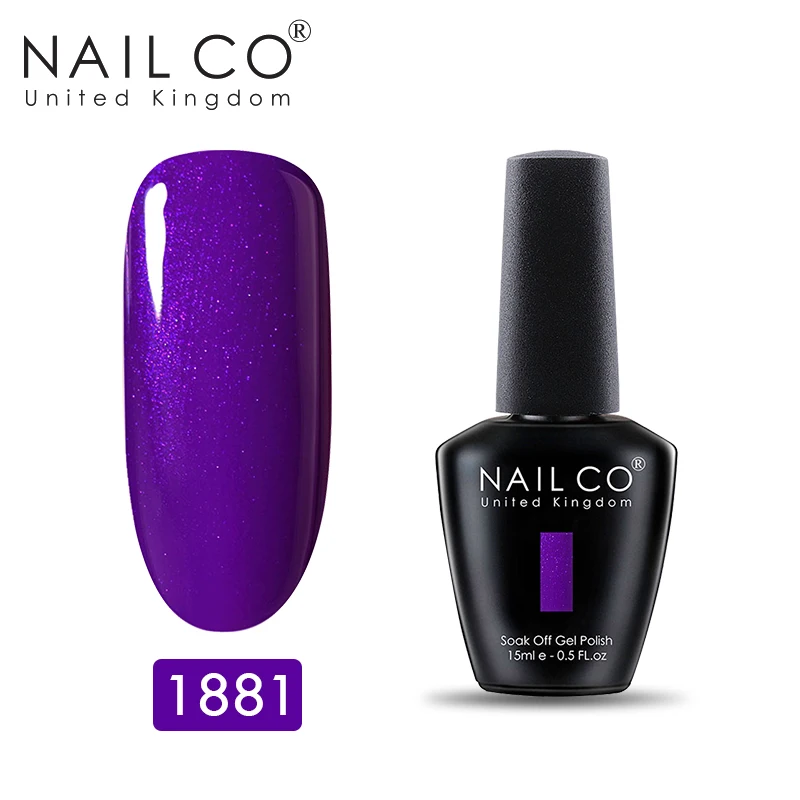 1881 NAILCO УФ светодиодный Гель-лак для ногтей smalto Полупостоянный unghie живопись гель лак Manicura permanente замочить от ногтей Гель-лак художественный - Цвет: 1881
